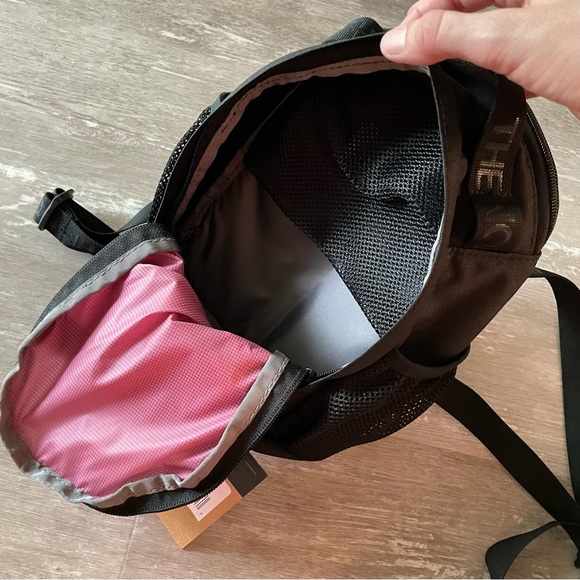 The North Face Bozer Mini Backpack - Red Violet/TNF Black (pink and black) - Picture 4 of 11